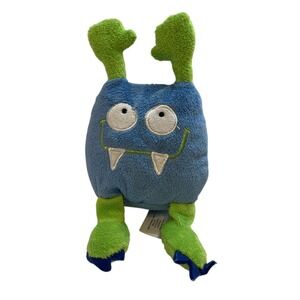 Sweet Sprouts Monster Alien Plush Blue‎ Green 8" Animal Adventure 2013 Lovey